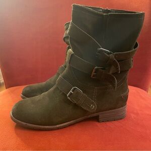 DV by Dolce Vita Ferin Suede Moto Boots